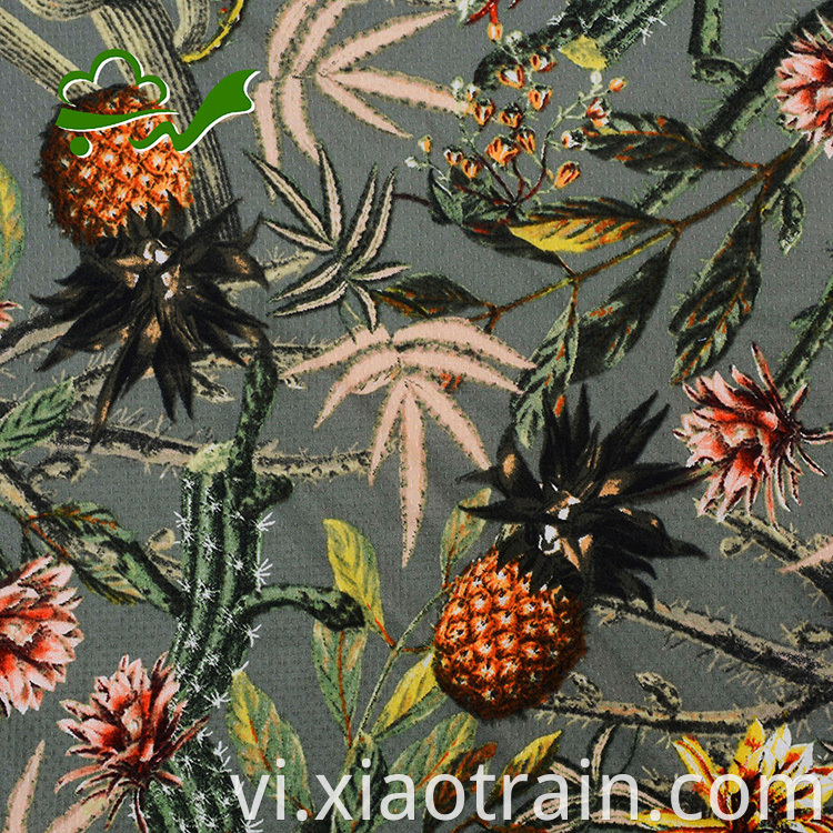 rayon floral fabric 